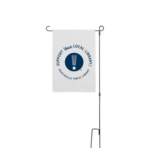FPL Yard Sign, a White 12" x 18" Yard Flag with Stake