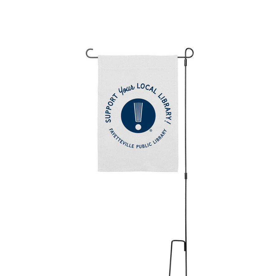 FPL Yard Sign, a White 12" x 18" Yard Flag with Stake