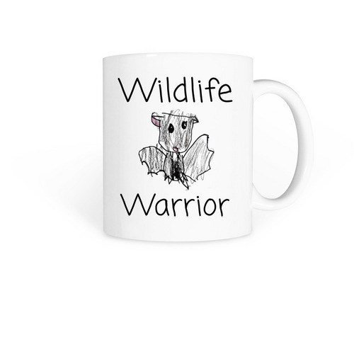 Wildlife Warrior Mug, a White Coffee Mug