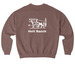 Crewneck Sweatshirt, a Kaffa Coffee Stanley/Stella Ledger Dry Crewneck Sweatshirt (back-view)