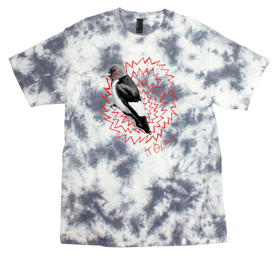 Let's fight!, a Grey Crystal Tie Dye Tee