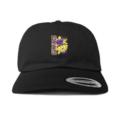 Baseball Cap, a Black Printed Classic Baseball Cap