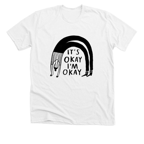 It's Okay Classic!, a Solid White Blend Premium Unisex Tee