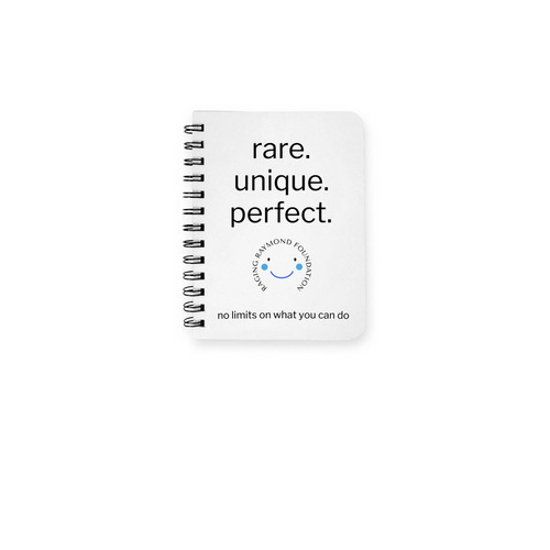 Rare Caregiver or Patient Notebook, a White Spiral Notebook