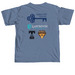 Mah Jong Affinity Group Swag, a Blue Jean Comfort Colors Unisex Tee (back-view)