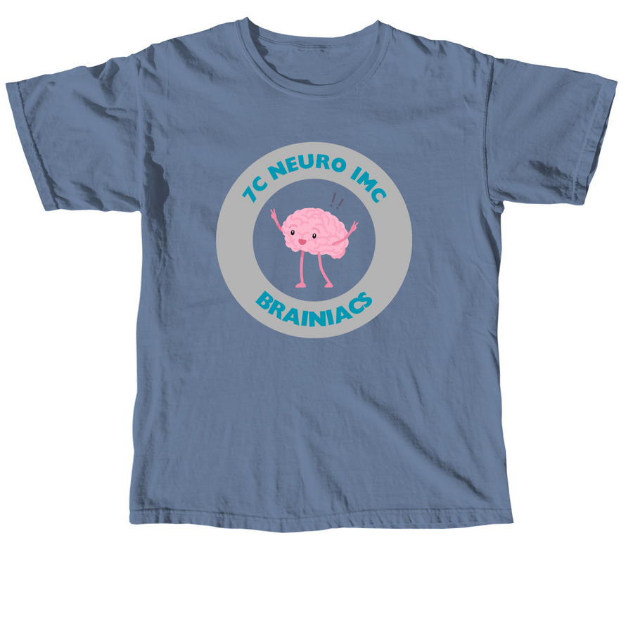 Neuro IMC Brainiacs, a Blue Jean Comfort Colors Unisex Tee