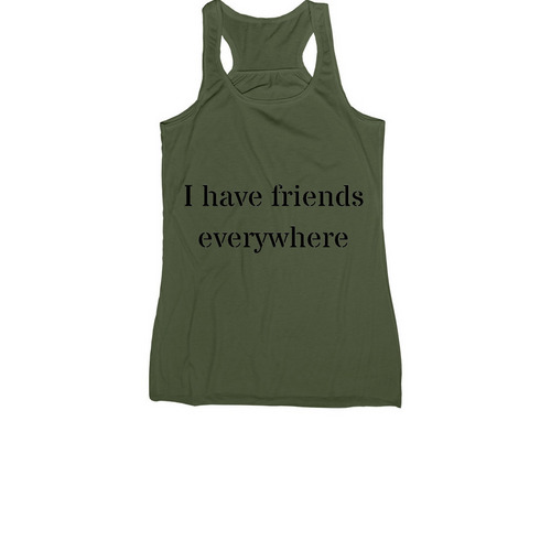 It?s true., a Military Green Women's Racerback