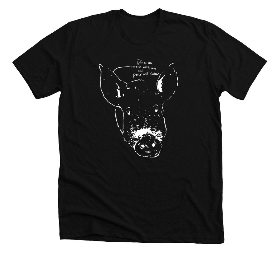 KCPRN - Run to the Rescue - White, a Solid Black Blend Premium Unisex Tee