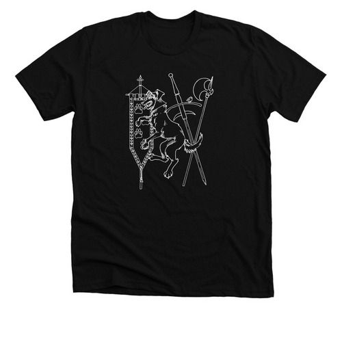 Sir Dog, Dark Mode, a Solid Black Blend Premium Unisex Tee
