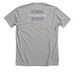 Strong Women, a Athletic Heather Premium Unisex Tee (back-view)