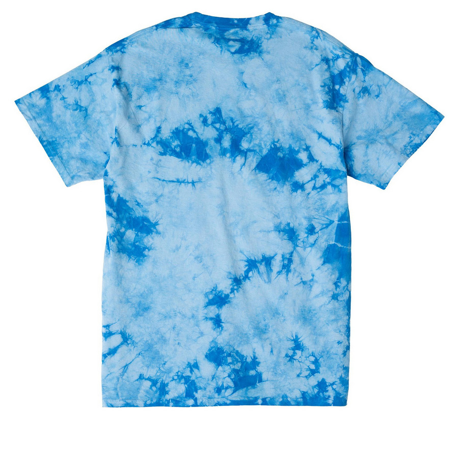 SCCASP Tie-Dye, a Sky Blue Crystal Tie Dye Tee (back-view)
