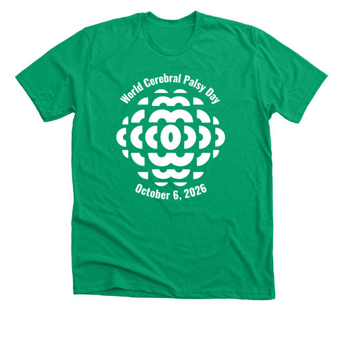 2026 World CP Day T-Shirt ? Single Logo, a Heather Kelly Premium Unisex Tee