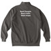 Living Faith UMC, a Pepper Comfort Colors Quarter Zip Pullover (back-view)