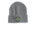 MCA Beanies, a Dark Heather Grey Printed Cuffed Beanie