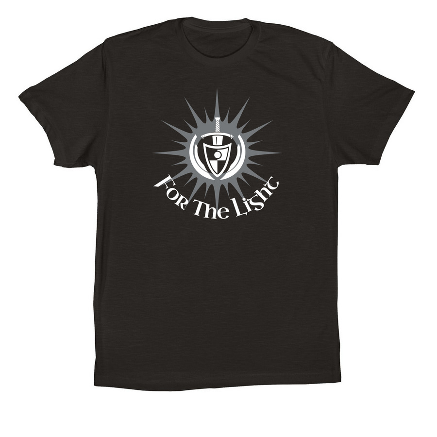 For The Light!, a Black Premium Cotton Tee