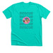 Rescue Rescue Rescue, a Heather Sea Green Premium Unisex Tee