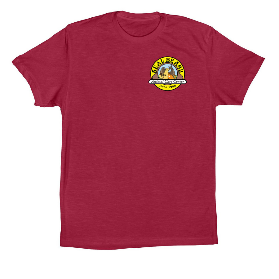 SBACC Beach Art Premium Cotton Tee, a Cardinal Premium Cotton Tee