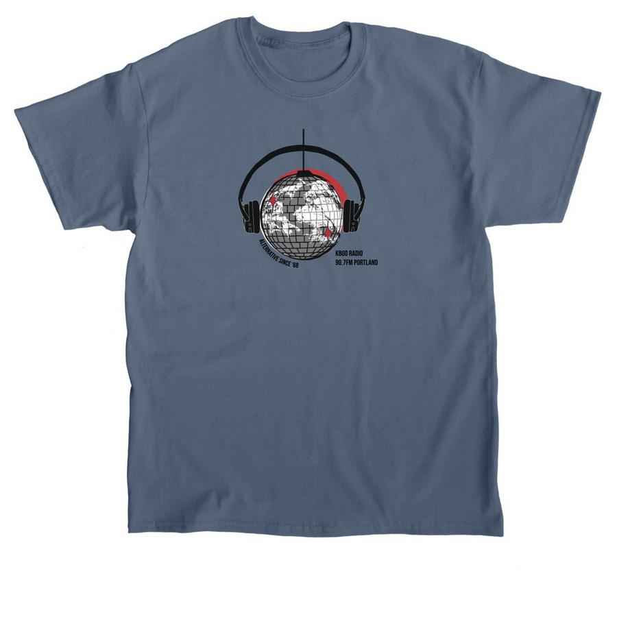 KBOO's Disco Merch, a Indigo Blue Classic Unisex Tee