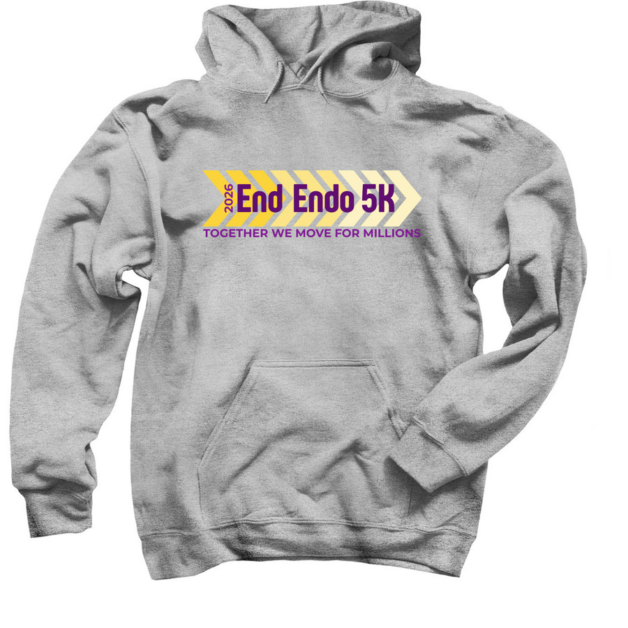 End Endo 5K Pullover Hoodie, a Sport Grey Pullover Hoodie