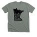 Minnesota ?North Star State? Boundary Waters, a Deep Heather Premium Unisex Tee