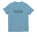 2027 Shiatsu Summit, a Arctic Blue Allmade Organic Cotton Unisex Tee (back-view)