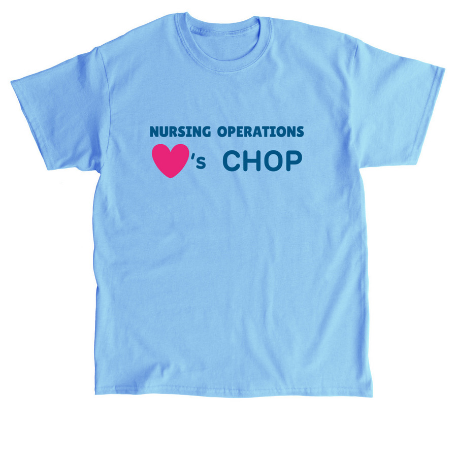 NOD <3 CHOP!, a Carolina Blue Classic Unisex Tee