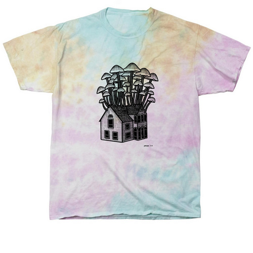 Creature Screecher Art - Fungus Home, a Snow Cone Classic Tie Dye Tee