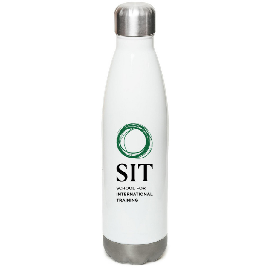 SIT Water Bottle&nbsp;, a White Stainless Steel Water Bottle