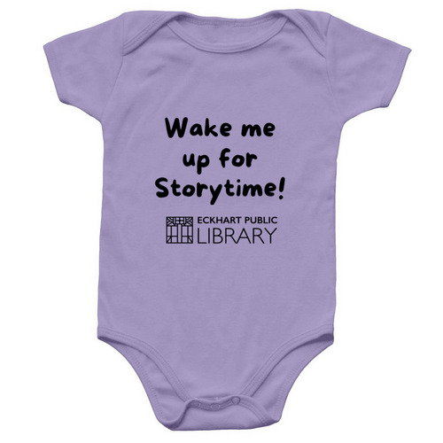 Storytime Onesie, a Lavender Infant Onesie