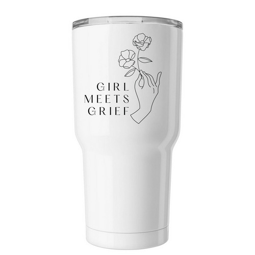 GMG Logo Tumbler, a White Insulated Tumbler