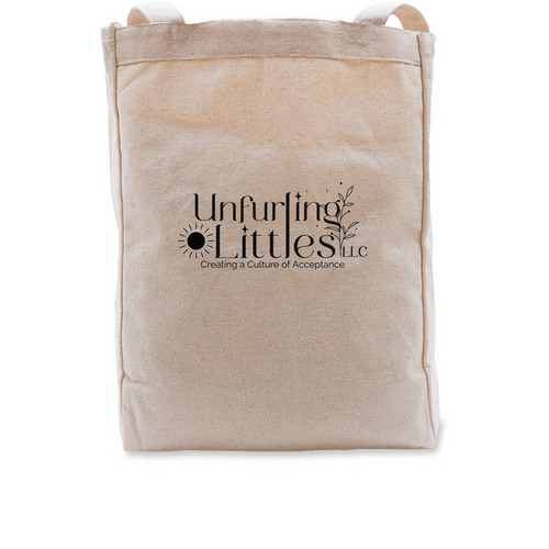 Unfurling Littles Tote Bag, a Natural Recycled Cotton Tote Bag