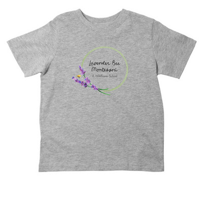 Lavender Bee Toddler Apparel, a Heather Toddler Tee