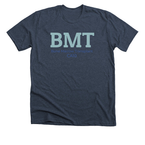 Bone Marrow Transplant, a Heather Midnight Navy Premium Unisex Tee