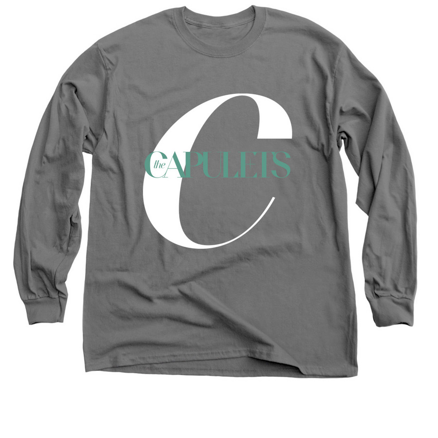 Capulets Logo Tee, a Charcoal Classic Long Sleeve Tee