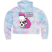 MGDD GA Skull, a Cotton Candy Women?s Tie Dye Cropped Hoodie