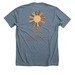 Bright Spot Sober Living, a Heather Slate Premium Unisex Tee (back-view)