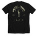 Bring Light!, a Solid Black Blend Premium Unisex Tee (back-view)