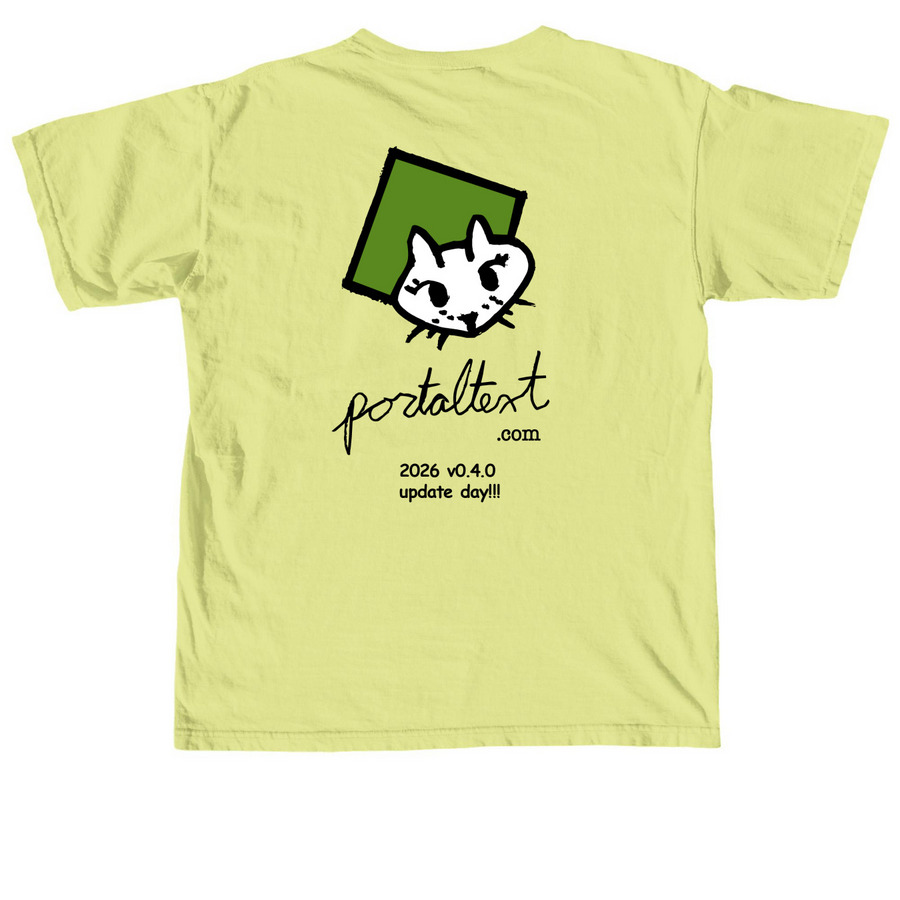 i <3 info, a Neon Lemon Comfort Colors Unisex Tee (back-view)