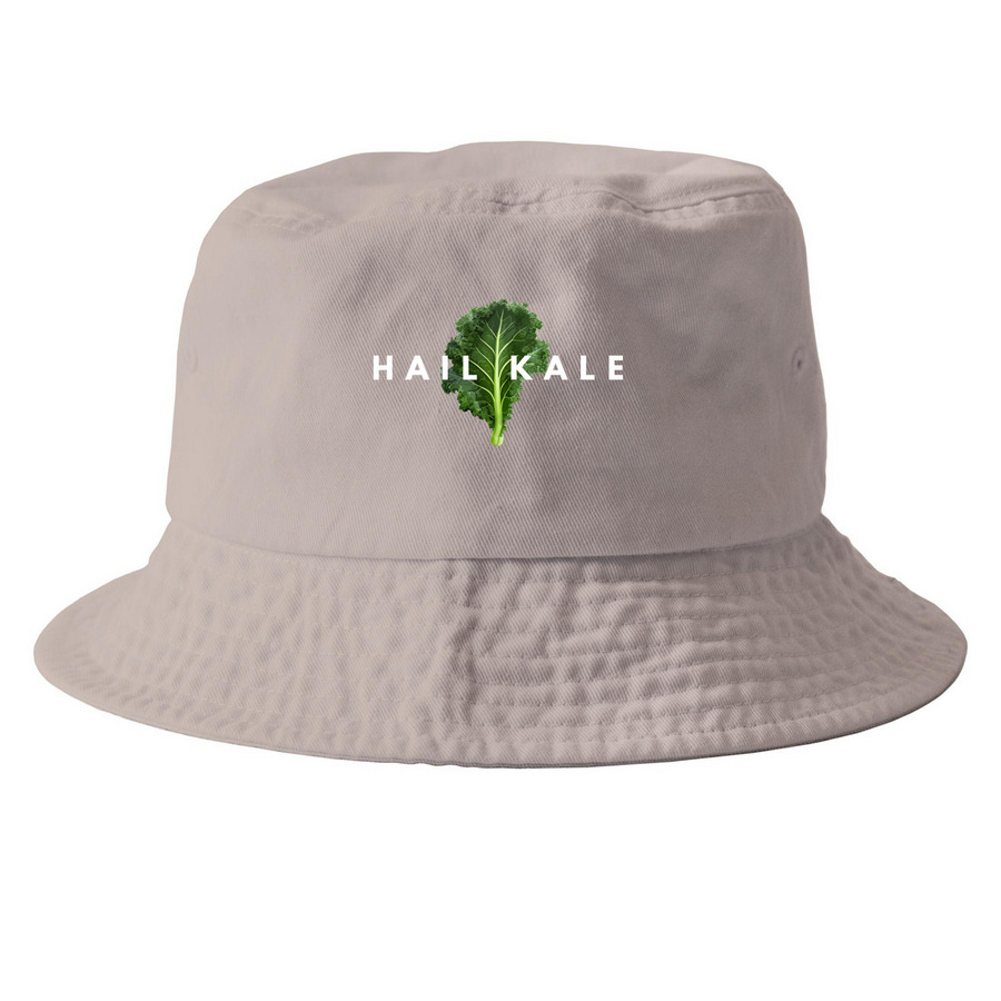 Hail Kale | Hat, a Khaki Printed Bucket Hat