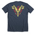 NCA Expedition T-Shirt, a Heather Midnight Navy Premium Unisex Tee (back-view)