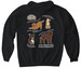 Five Freedoms X Meredith Canty, a Black Gildan Softstyle Pullover Hoodie (back-view)