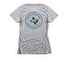 GBGRR Women's Slim Fit Tee, a Dark Heather Grey Women's Slim Fit Tee (back-view)