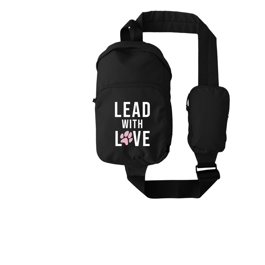 Leading With Love&nbsp;, a Black Grove Sling Bag