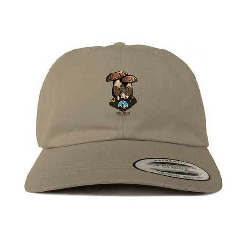 Mushroom Hats, a Khaki Printed Classic Baseball Cap