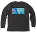 Art is a Language, a Dark Grey Heather Premium Long Sleeve Tee (back-view)
