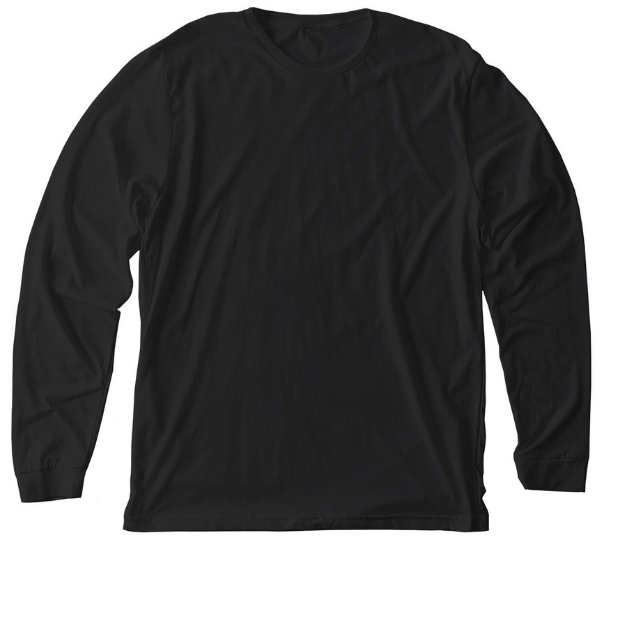 Modyssey Shirt, a Solid Black Blend Premium Long Sleeve Tee