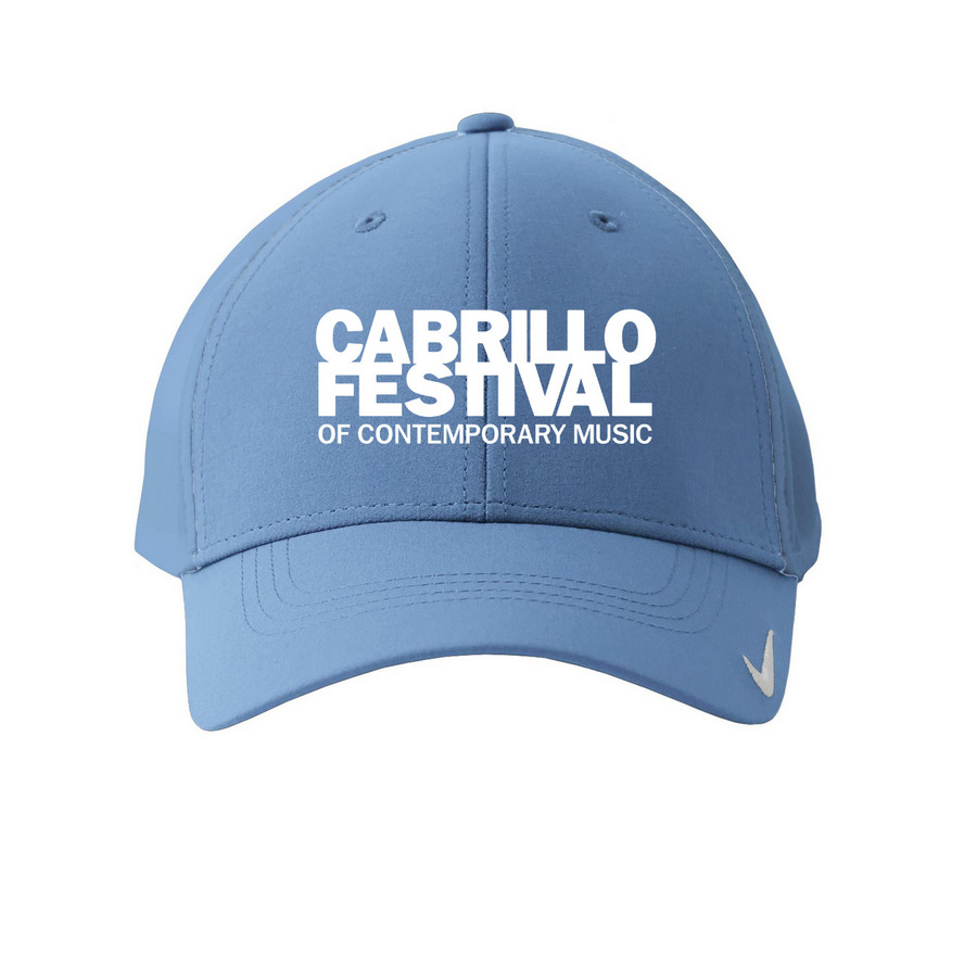 Cabrillo Festival Logo Hat, a Valor Blue Printed Nike Dri-FIT Legacy Performance Cap