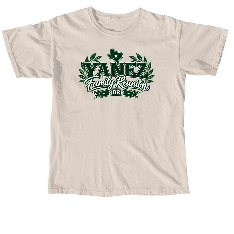 Yanez Family Reunion 2026, a Ivory Comfort Colors Unisex Tee