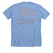 PRO-CHOICE, PRO-ABORTION, a Heather Carolina Blue Premium Unisex Tee (back-view)