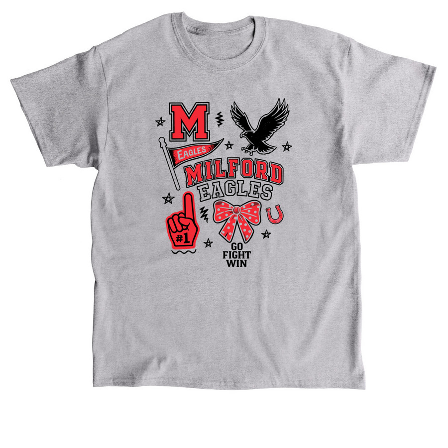 Spirit Eagles, a Sport Grey Classic Unisex Tee